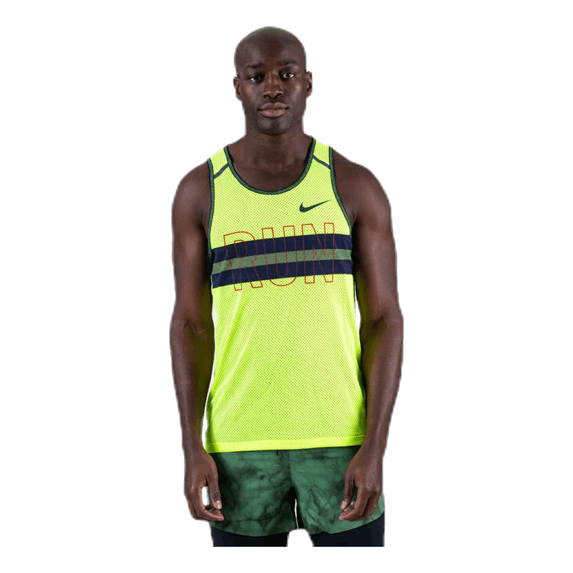 Wil Run Tank Mesh Green