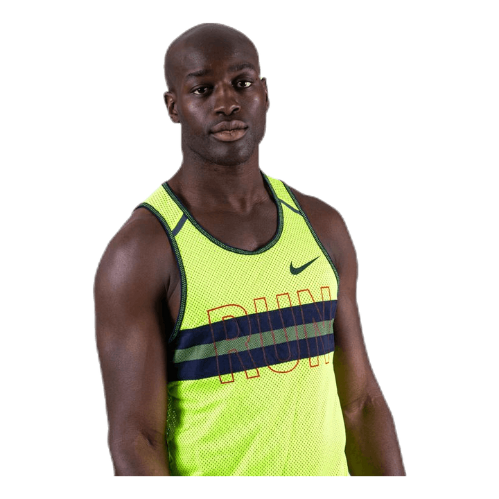 Wil Run Tank Mesh Green