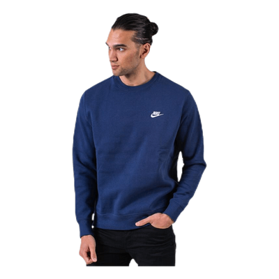 Sportswear Club Fleece Crew MIDNIGHT NAVY/WHITE