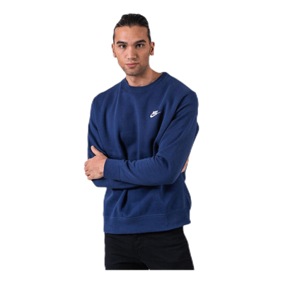 Sportswear Club Fleece Crew MIDNIGHT NAVY/WHITE