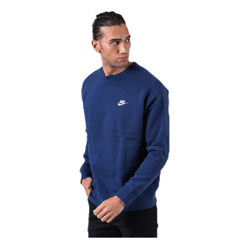 Sportswear Club Fleece Crew MIDNIGHT NAVY/WHITE