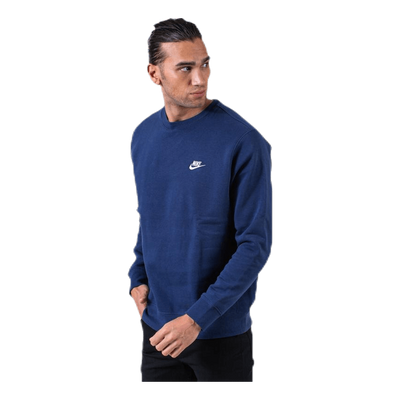 Sportswear Club Fleece Crew MIDNIGHT NAVY/WHITE