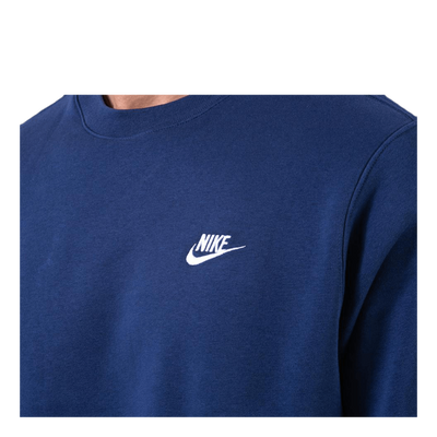 Sportswear Club Fleece Crew MIDNIGHT NAVY/WHITE