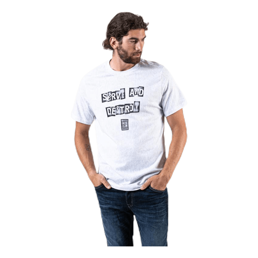 Court Wimbledon Tee GFX White