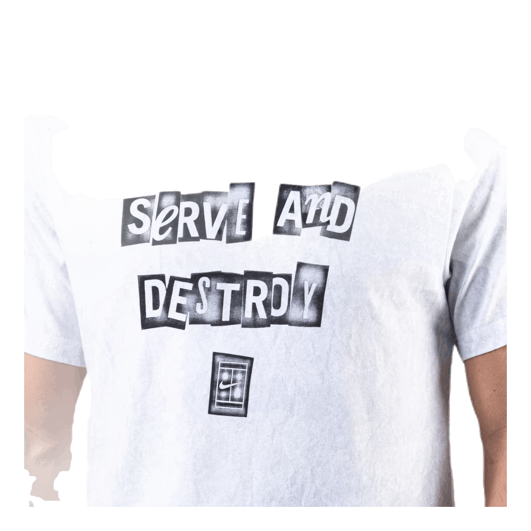 Court Wimbledon Tee GFX White