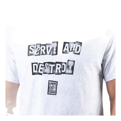 Court Wimbledon Tee GFX White