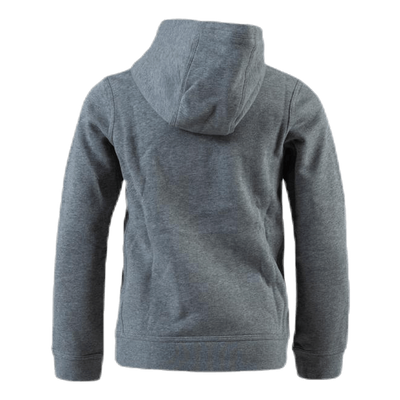 Sportswear Club Big Kids' Pullover Hoodie CARBON HEATHER/WHITE