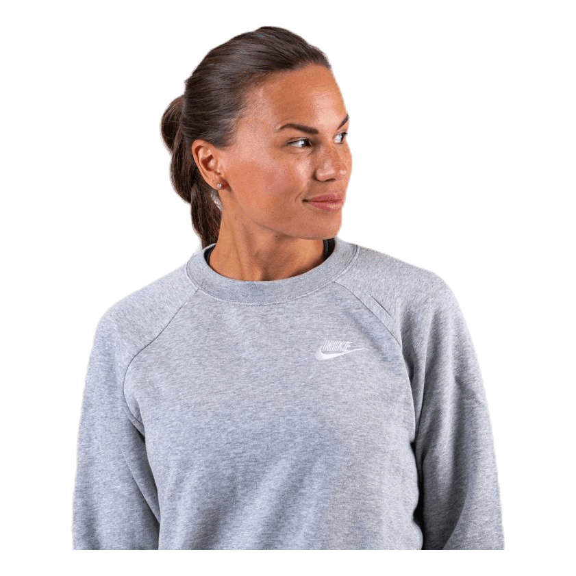 Nsw Essential Crew Flc White/Grey