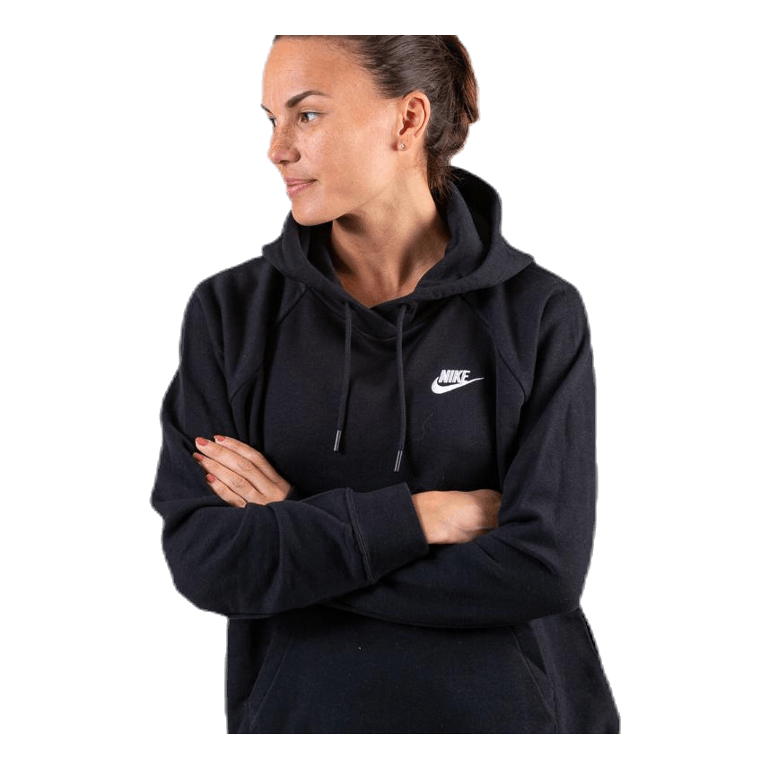 Essential Hoodie White/Black