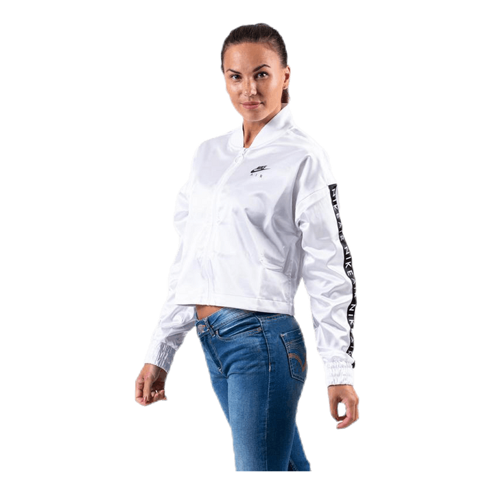 Nsw Air Satin Track Jacket White