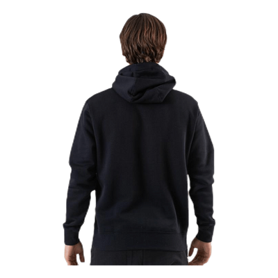 Sportswear Club Fleece Men's Full-Zip Hoodie BLACK/BLACK/WHITE