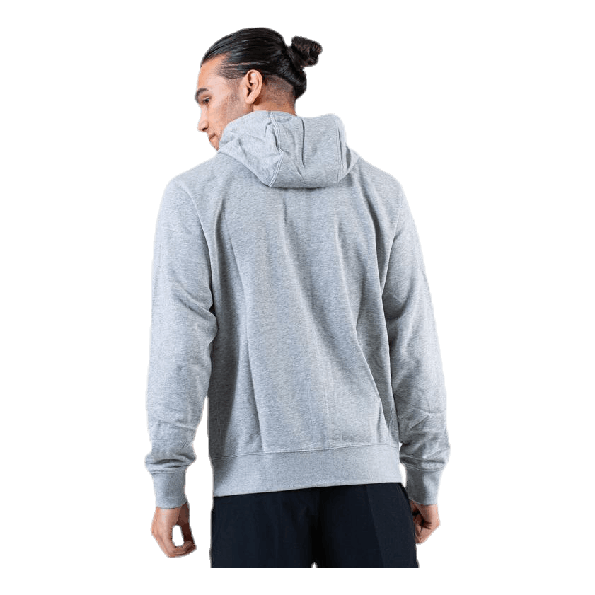 Sportswear Club Men's Full-Zip Hoodie DK GREY HEATHER/MATTE SILVER/WHITE