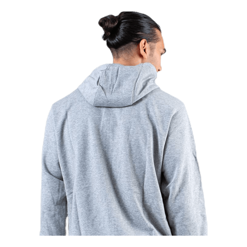 Sportswear Club Men's Full-Zip Hoodie DK GREY HEATHER/MATTE SILVER/WHITE