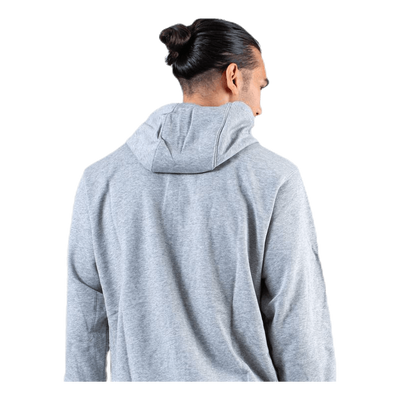 Sportswear Club Men's Full-Zip Hoodie DK GREY HEATHER/MATTE SILVER/WHITE