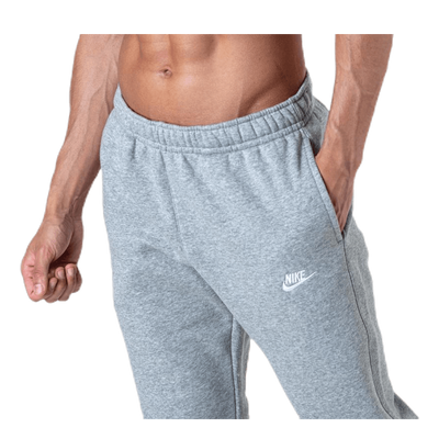 Sportswear Club Fleece Men's Pants DK GREY HEATHER/MATTE SILVER/WHITE