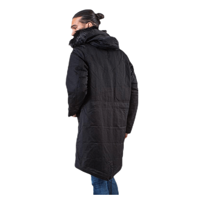 Down Fill Hood Parka Black