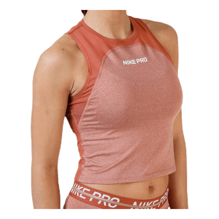Heather Tank Pink/White