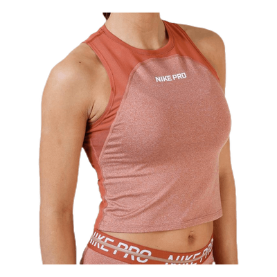 Heather Tank Pink/White