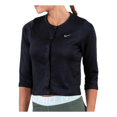 Court Cardigan White/Black