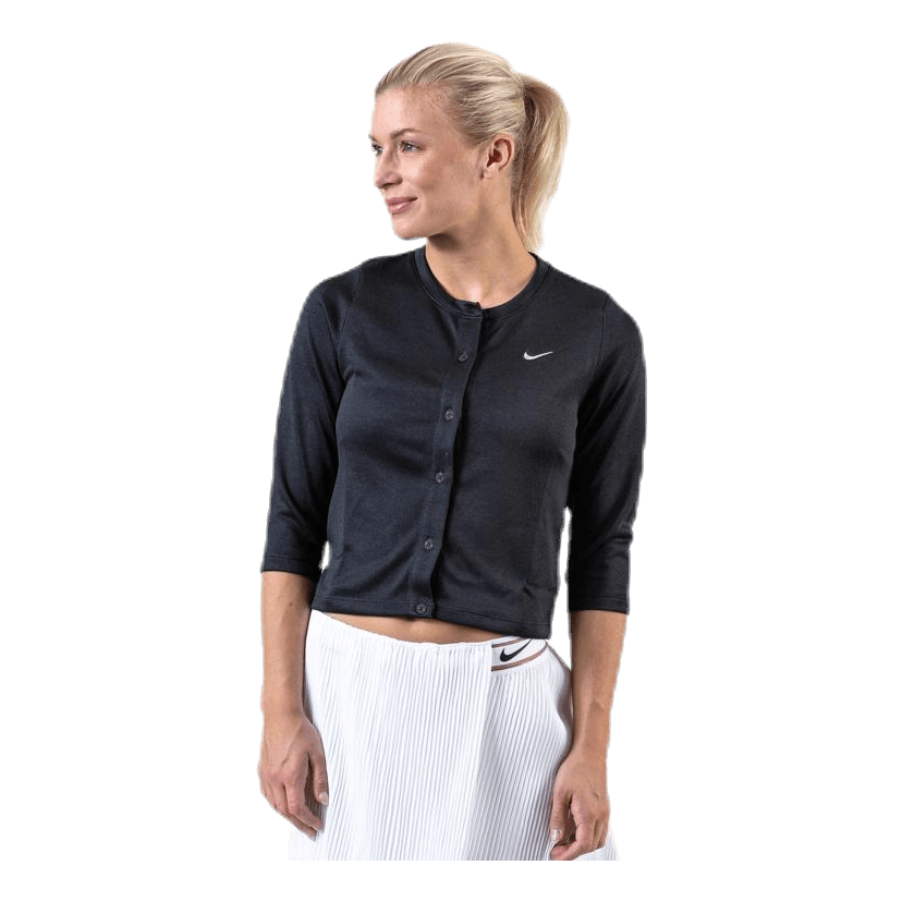 Court Cardigan White/Black