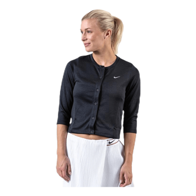 Court Cardigan White/Black