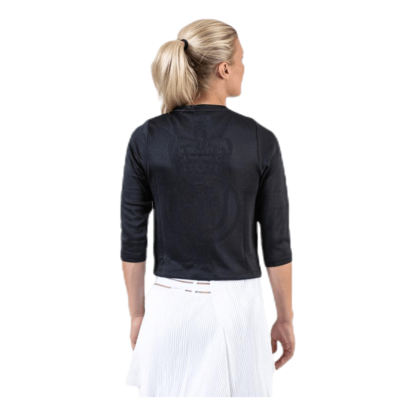 Court Cardigan White/Black