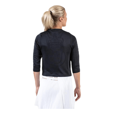 Court Cardigan White/Black