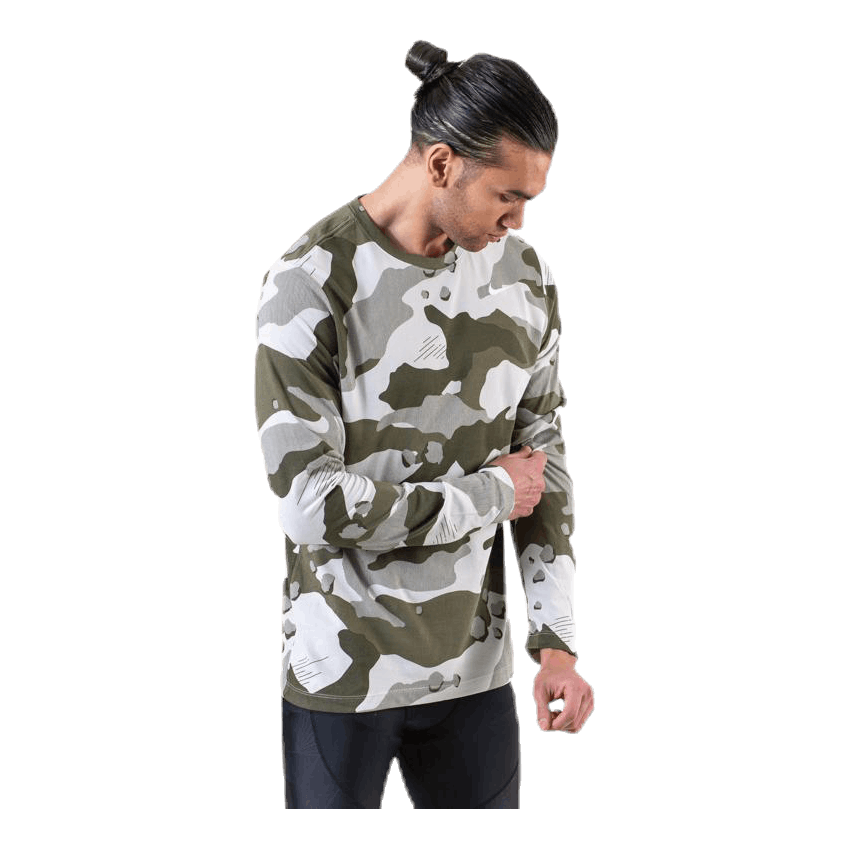 Dri-FIT LS Camo Beige