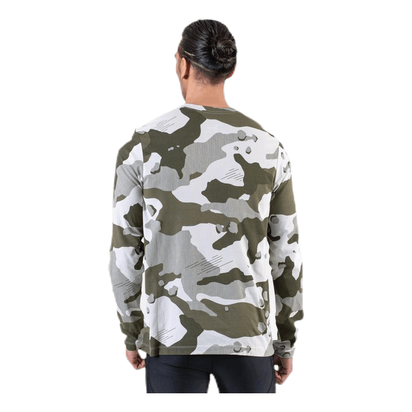 Dri-FIT LS Camo Beige