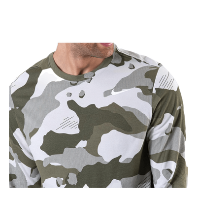 Dri-FIT LS Camo Beige