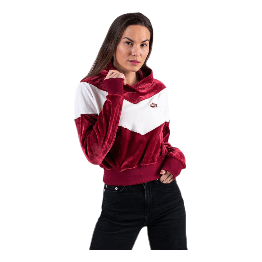 Heritage Hoodie Plush Red