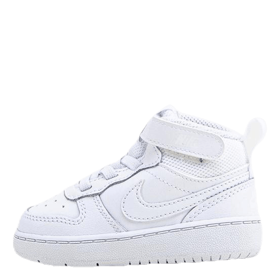 Court Borough Mid 2 Baby/Toddler Shoes WHITE/WHITE-WHITE