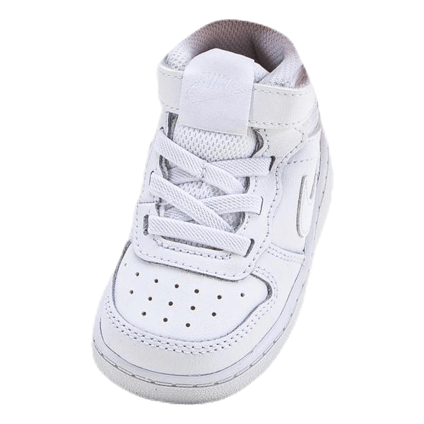 Court Borough Mid 2 Baby/Toddler Shoes WHITE/WHITE-WHITE