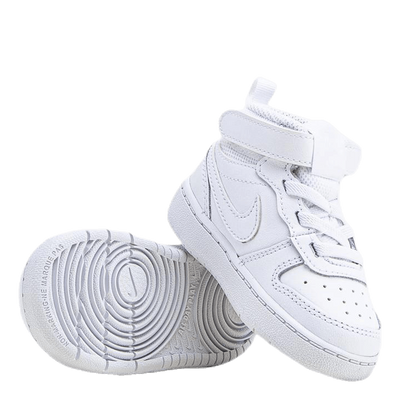 Court Borough Mid 2 Baby/Toddler Shoes WHITE/WHITE-WHITE