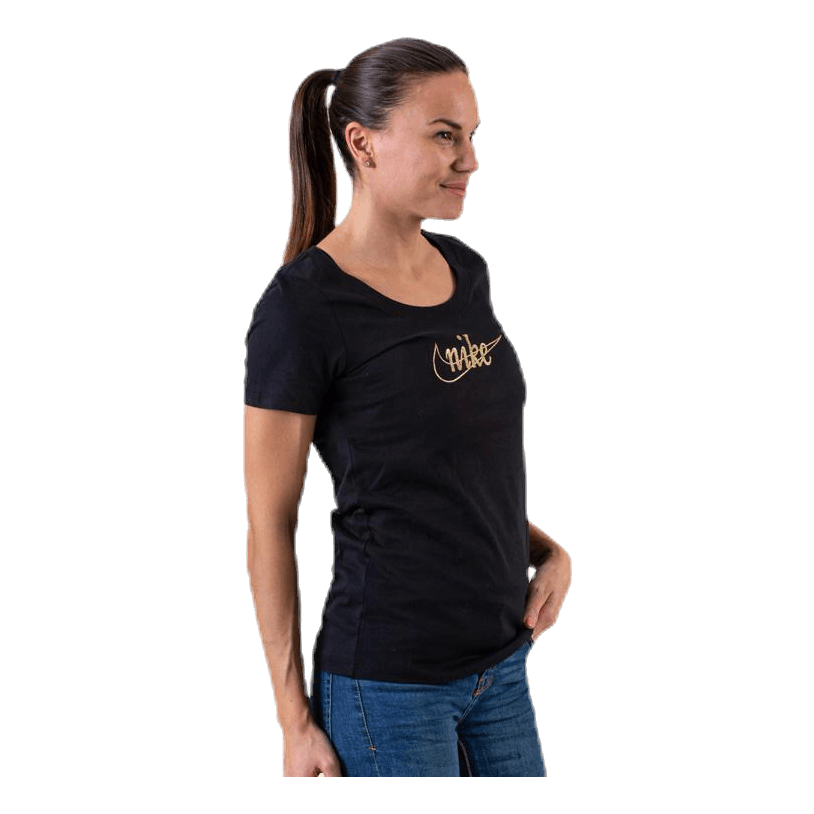 NSW Tee Glitter 1 Black/Gold
