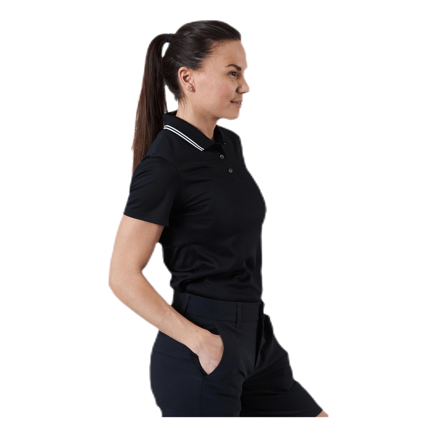 Victory Golf Polo Black