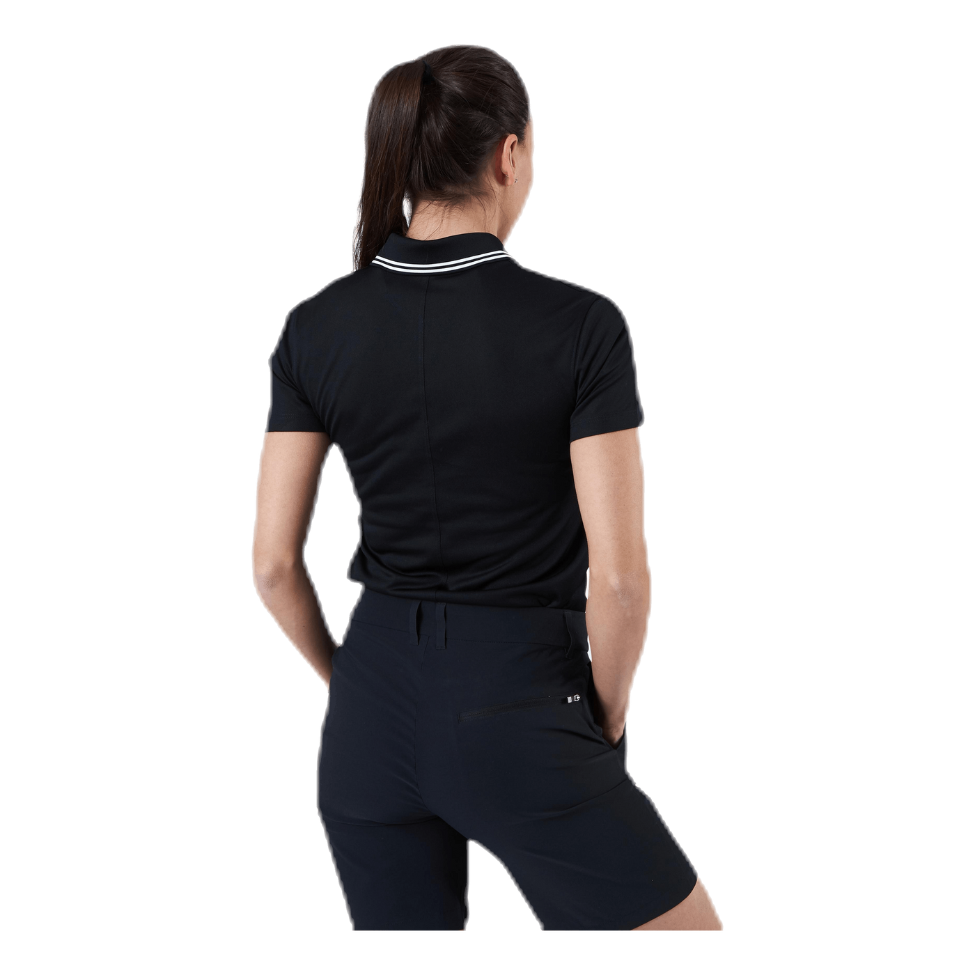 Victory Golf Polo Black