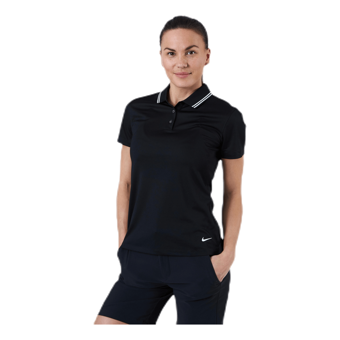 Victory Golf Polo Black