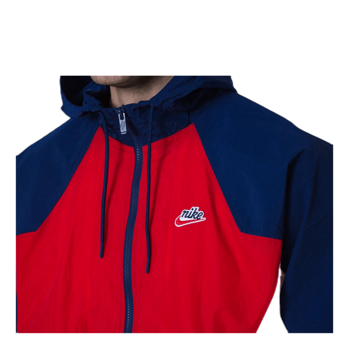 Nsw Wr Jacket Woven Signature Blue/Red Nike – - Main Image