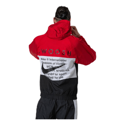 Nsw Swoosh Jkt Hd White/Black/Red