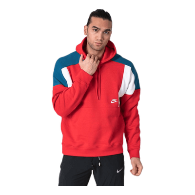 Nsw Hoodie Cb White/Red
