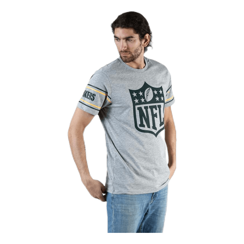 Badge Tee Green/Grey