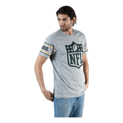 Badge Tee Green/Grey