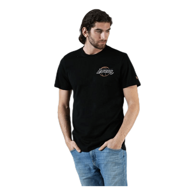Neon Lights Tee Black