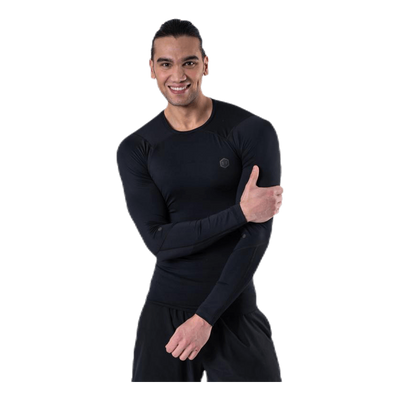 Ua Hg Rush Compression Ls Black
