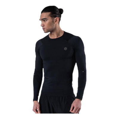 Ua Hg Rush Compression Ls Black
