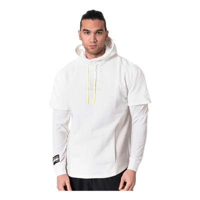 Moments Fleece P/O Hoody White