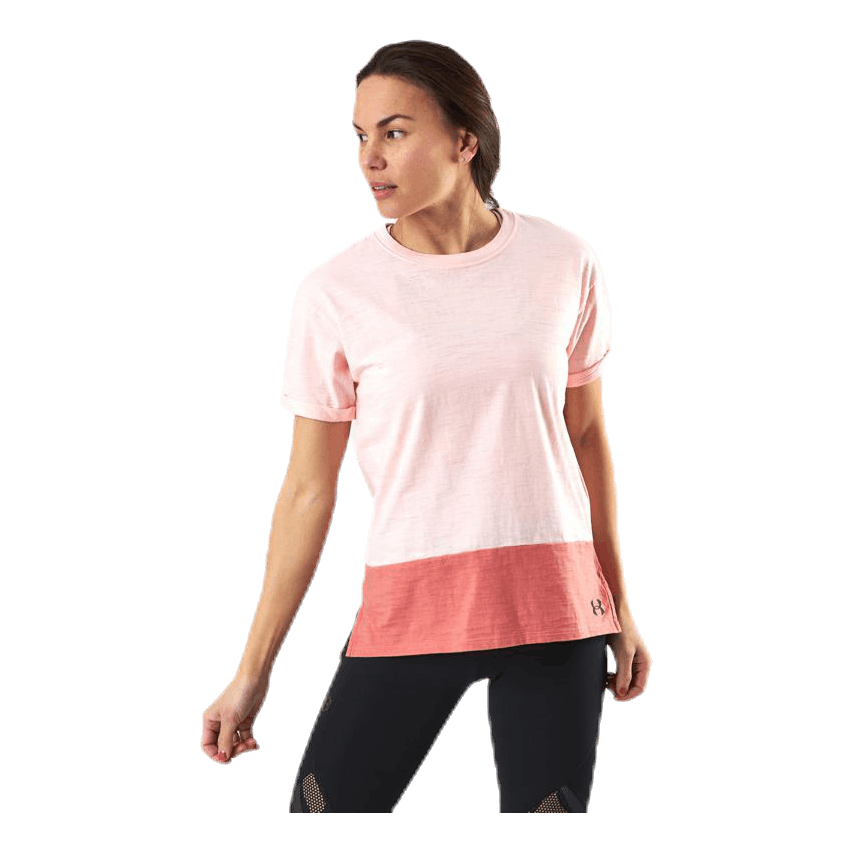 UA Charged Cotton SS Pink