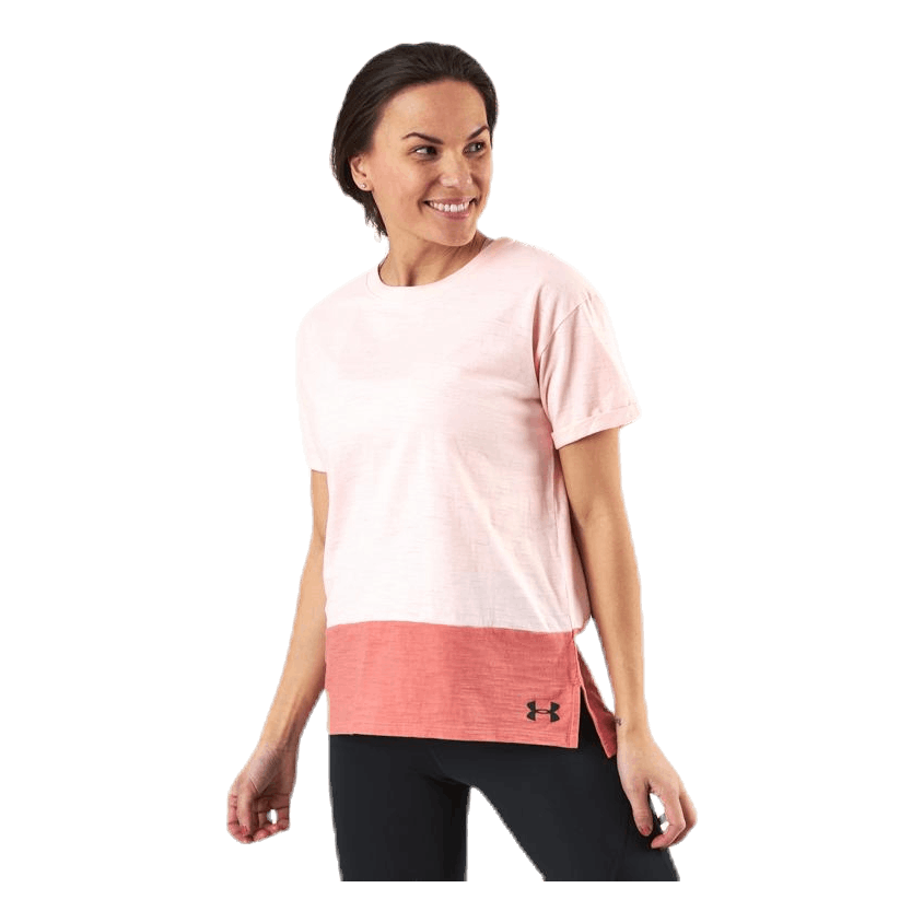 UA Charged Cotton SS Pink