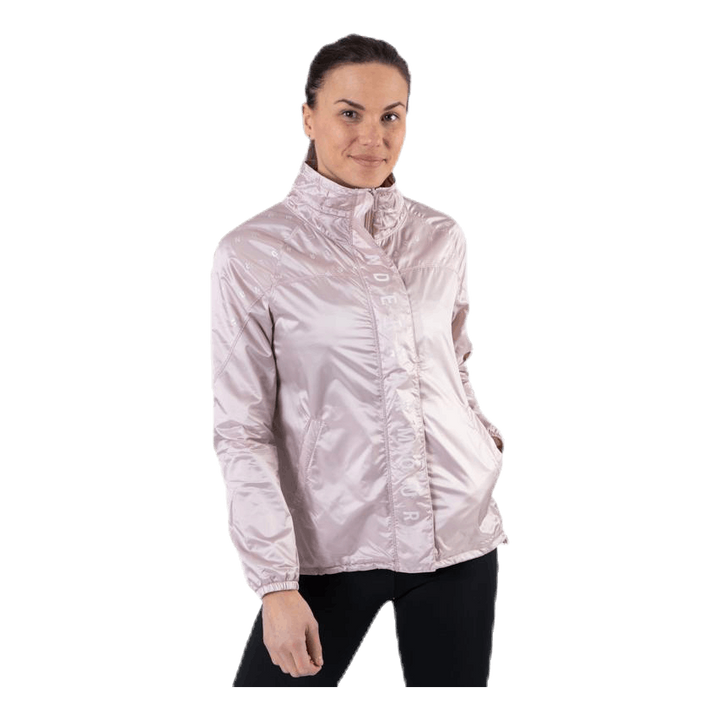 Athlete Recovery Woven Iridescent Jacket Pink